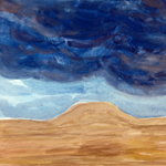 Stormy Sky Painting 